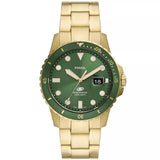 Fossil Men's Blue Dive Green Dial Watch - FS5950 by Balec Group