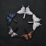 Fully Iced Out Diamond Big Butterfly Pendant Jewelry 