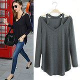 Cut Out to Lounge Top Easy Wear Long Sleeves in 6 Colors