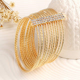 Luxor Crystal Bangles 12 of Them Together