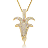 G.O.A.T. Pendant - Yellow Gold Charms & Pendants 