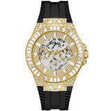 Guess Men's Black Gold Tone Multi-function Champagne Dial Watch - GW0498G2 by Balec Group