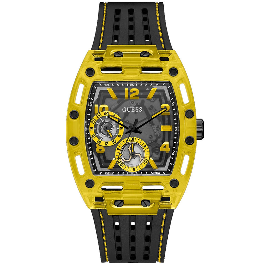 Guess Men's Phoenix Black Dial Watch - GW0499G2 by Balec Group