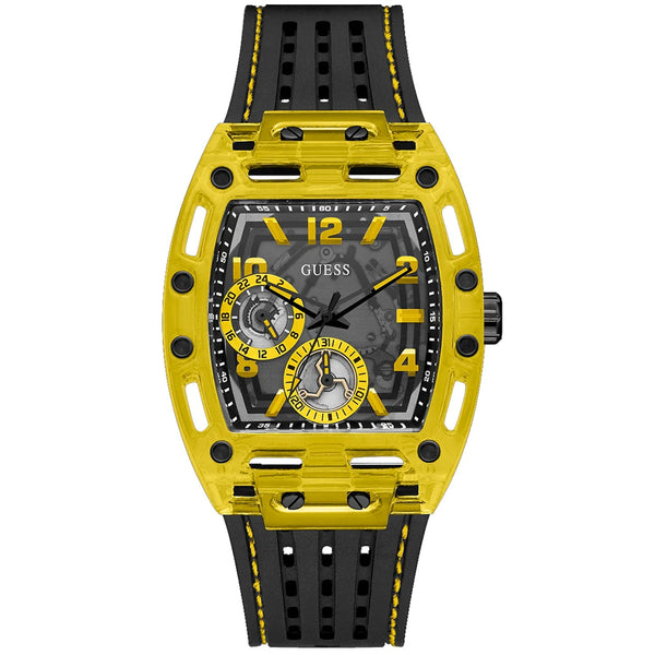 Guess Men's Phoenix Black Dial Watch - GW0499G2 by Balec Group