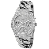 Guess Women's Trend Silver Tone Multi-function Silver Dial Watch - GW0513L1 by Balec Group