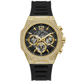 Guess Men's Momentum Black Gold Tone Multi-function Black Dial Watch - GW0518G2 by Balec Group
