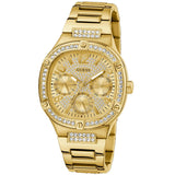 Guess Women's Gold Tone Multi-function Gold Dial Watch - GW0558L2 by Balec Group