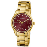 Guess Women's Classic Red Dial Watch - GW0659L5 by Balec Group