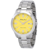 Mathey Tissot Men's Mathy I Jumbo Yellow Dial Watch - H455J by Balec Group