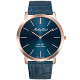 Mathey Tissot Men's Cyrus Blue Dial Watch - H6915PBU by Balec Group