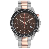 Mathey Tissot Men's Mathy Chrono Brown Dial Watch - H901CHRM by Balec Group