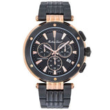 Mathey Tissot Men's Neptune Chrono Black Dial Watch - H912CHNR by Balec Group