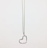 Heart Pendant Necklace by Jennifer Cervelli Jewelry