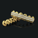 Iced Out CZ Hip-Hop Teeth Grillz 