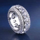 Iced Out Diamond Sliver Ring 
