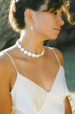 Baroque Coin Pearl Necklace by Urth and Sea