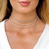 Thin Tennis Choker by By Adina Eden