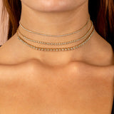 Cupcake Set Diamond Tennis Choker 14K by By Adina Eden