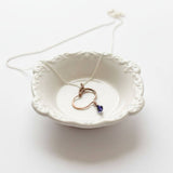 Hammered Copper Butterfly Wing Child Abuse Survivor Necklace