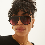 Ivy Luxe - Ruby Tangle-Free Round Aviator Sunglasses by TopFoxx
