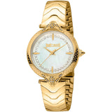 Just Cavalli Women's Snake Mother of pearl Dial Watch - JC1L238M0065 by Balec Group