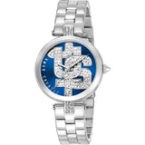 Just Cavalli Women's Maiuscola Blue Dial Watch - JC1L241M0045 by Balec Group