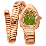 Just Cavalli Women's Wait Green Dial Watch - JC1L249M0045 by Balec Group