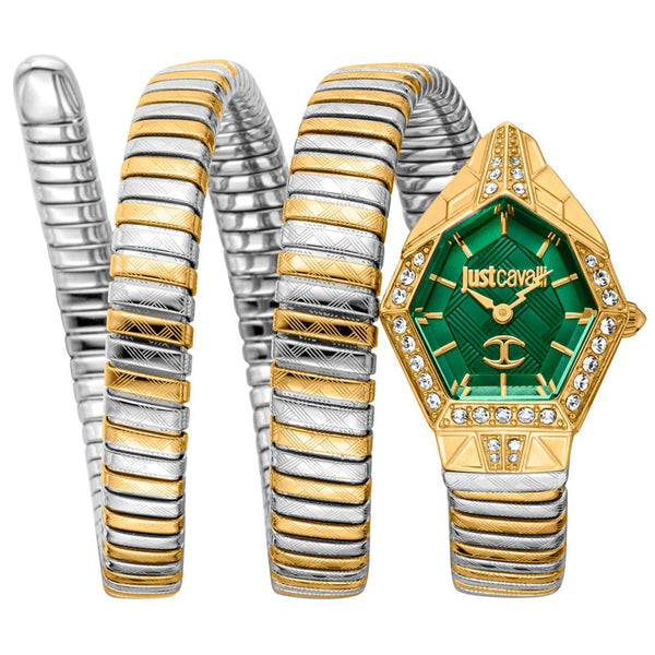 Just Cavalli Women's Mesmerizing Green Dial Watch - JC1L304M0065 by Balec Group