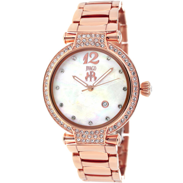 Jivago Women's Bijoux White MOP Dial Watch - JV2218 by Balec Group
