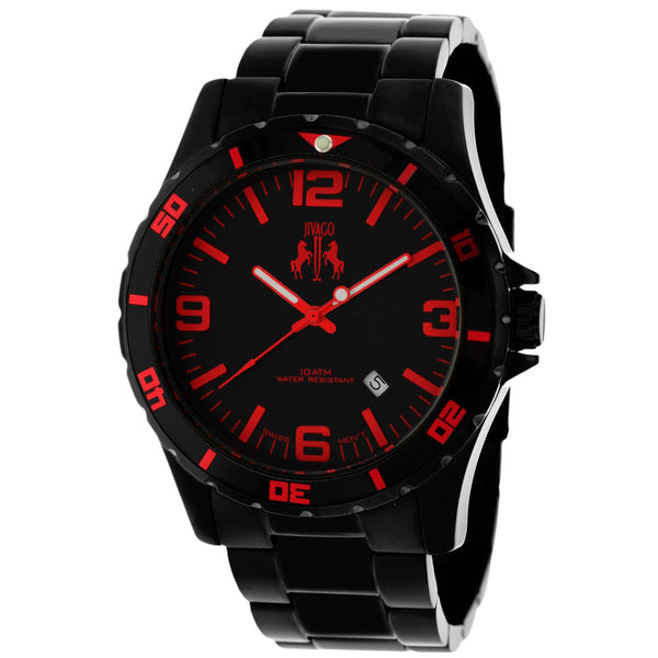 Jivago Men's Ultimate Black Dial Watch - JV6115 by Balec Group