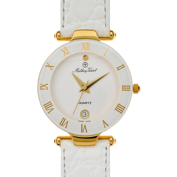 Mathey Tissot Women's Classic White Dial Watch - K233M by Balec Group
