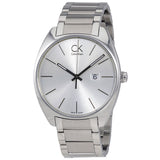Calvin Klein Men's Exchange Silver Dial Watch - K2F21126 by Balec Group