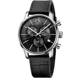 Calvin Klein Men's City Black Dial Watch - K2G271C3 by Balec Group