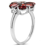 1.58 Carat Genuine Garnet .925 Sterling Silver Ring