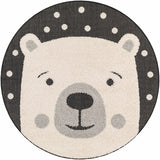 Kids Bear Round Nursery Rug
