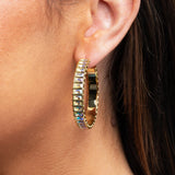 Crystal Large Eternity Hoop by Short & Suite