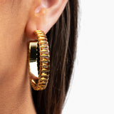 Honey Large Eternity Hoop by Short & Suite