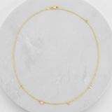 RCJ - 14k Two Tone Gold Love Necklace - 18 - Gold - View 3
