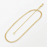 14k Yellow Gold Diamond Cut Rolo Chain 1.1mm — 16 / Gold — view 1