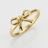RCJ - 14k Yellow Gold Bow Ring - Gold - View 3