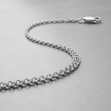 Sterling Silver Rhodium Plated Cable Chain 1.9mm — 16 / Silver — view 2