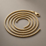 14k Yellow Gold Ice Chain 1.3mm — 16 / Gold — view 2
