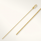14k Yellow Gold Gourette Chain 1.0mm — 16 / Gold — view 1