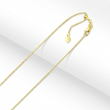 RCJ - 10k Yellow Gold Adjustable Box Chain 0.85mm - 22 - Gold - View 2
