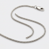 14k White Gold Milano Chain 1.1mm — 16 / Silver — view 3