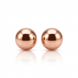 RCJ - 14k Rose Gold Round Stud Earrings (5.0 mm) - One Size - Pink - View 2