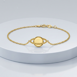 RCJ - 14K Yellow Gold Saturn Bracelet - Gold - View 2