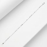 Classic Rhodium Plated Mirror Chain in Sterling Silver (2.6mm) — 16 / Silver — view 1