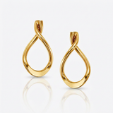 RCJ - 14k Yellow Gold Polished Tear Drop Earrings - One Size - Gold - View 3