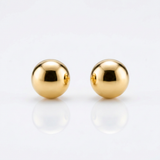 RCJ - 14k Yellow Gold Round Stud Earrings (6.0 mm) - One Size - Gold - View 4
